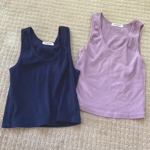 Perfect white tee tank top M bundle